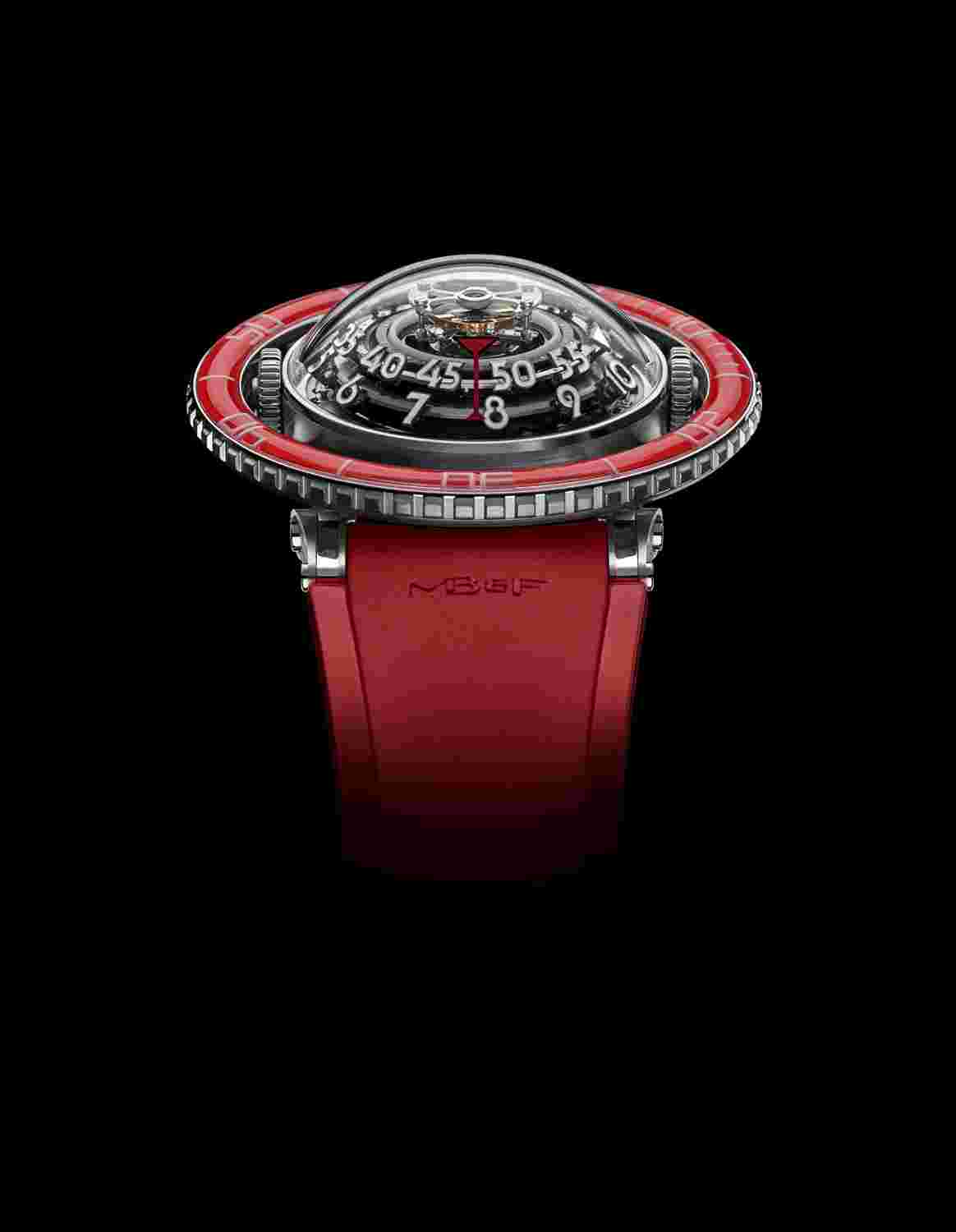 MB&F
  
          HM7 Aquapod Platinum Red