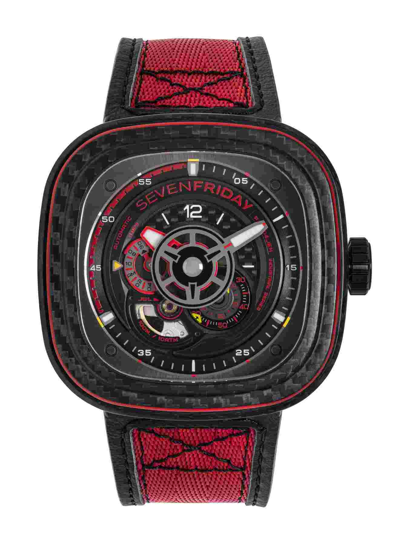SevenFriday
  
          P3C/04 Red Carbon