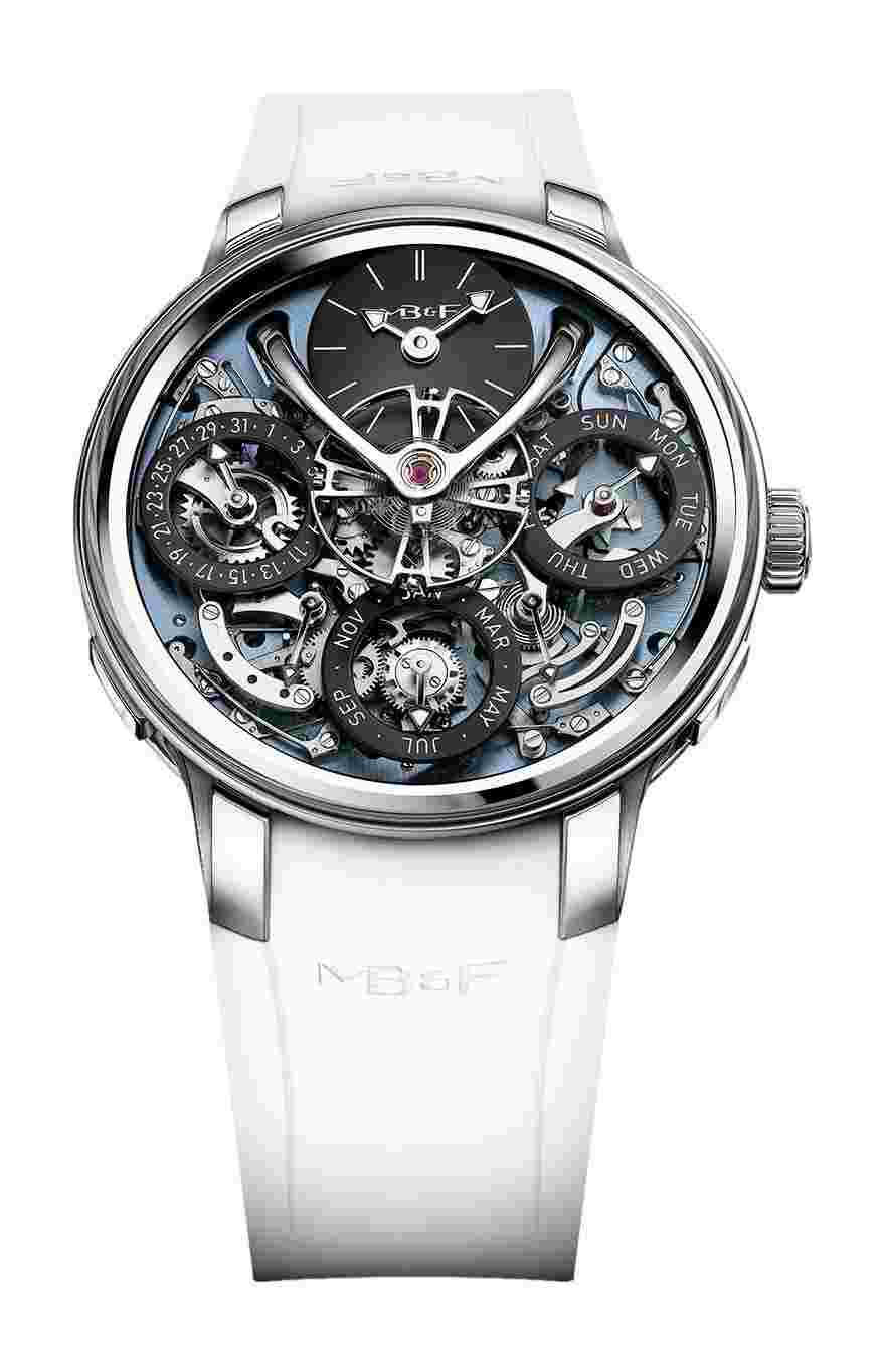 MB&F
  
          LM Perpetual EVO Titanium Blue