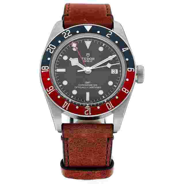 Tudor Black Bay GMT
                           
                                 79830RB Heritage Pepsi 41mm Leather Automatic Men's Watch