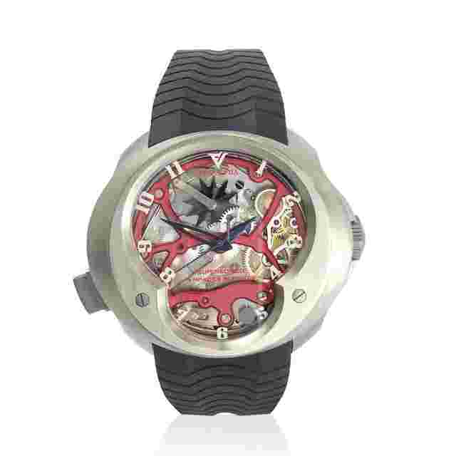 Franc Vila
                           
                                 35.TI.002 SuperSonico Titanium Red Skeleton Watch