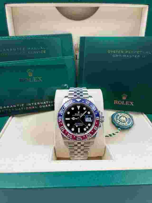 Rolex GMT-Master II
                           
                                 Pepsi Jubilee Bracelet 126710BLRO Unworn 2024