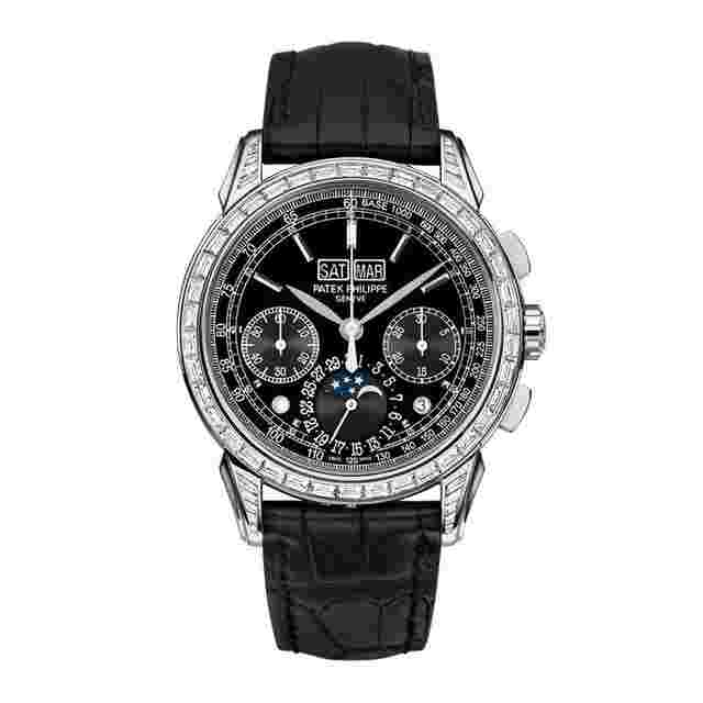 Patek Philippe Perpetual Calendar Chronograph
                           
                                 41mm Platinum Black Dial 5271P-001