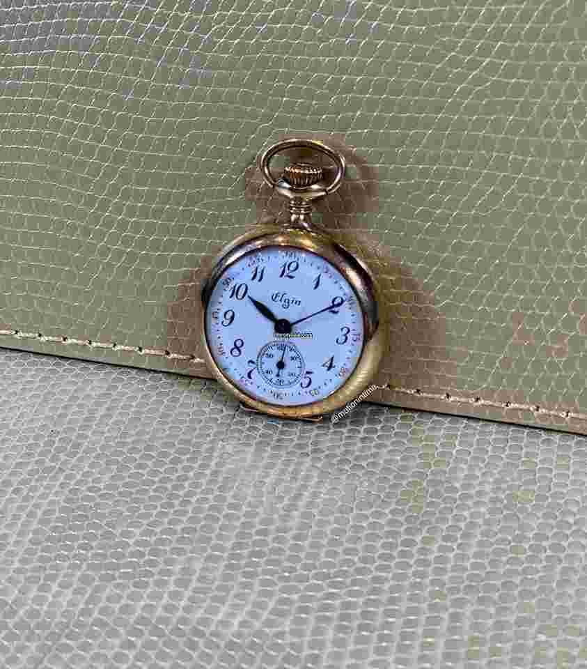 Elgin
                           
                                 Lady Small Second Pocket Watch - 14kt Yellow Gold