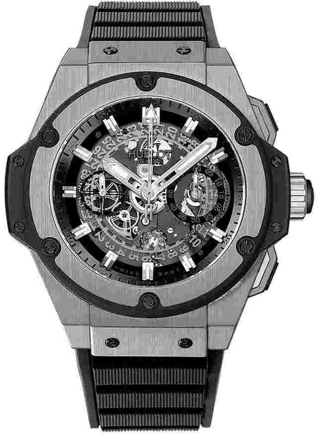 Hublot King Power
                           
                                 UNICO Skeleton Chronograph Date 48mm Titanium