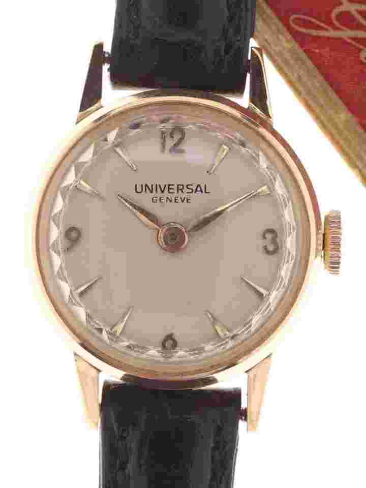 Universal Ladies 18 k Rose Gold 1950s 