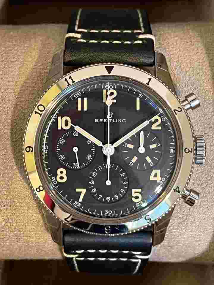 Breitling Aviator 8
AVI Ref. 765 1953 Re-Edition 41mm Steel Black New 2024 AB0920131B1X1