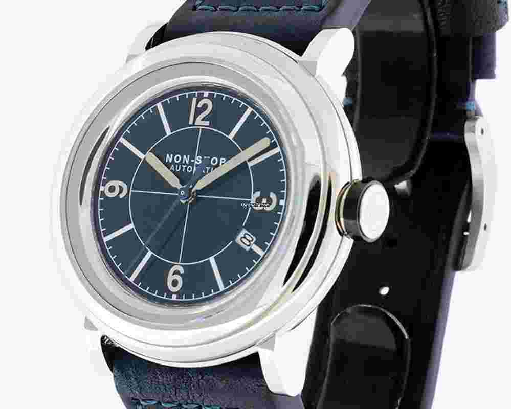 Non-Stop Watches CIRCLE SILVER NAVY SNSS T5 SURGICAL TITANIUM TWO YEAR WARRANT