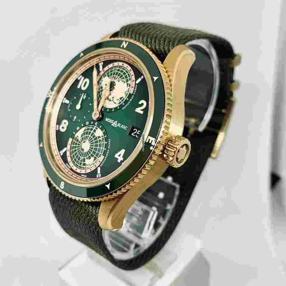 Montblanc 1858
Géosphère Limited Edition Automatic 42mm Bronze and NATO Watch 119909