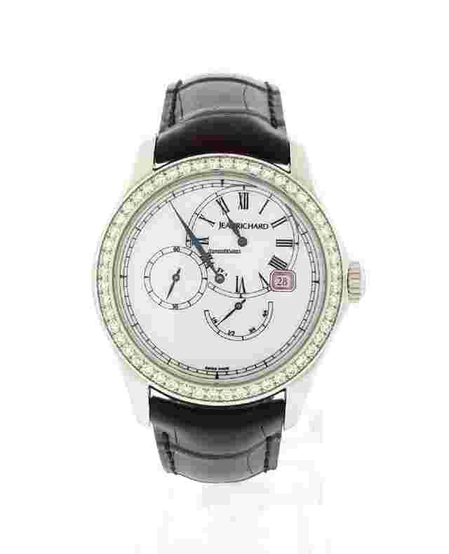 JeanRichard Bressel
                           
                                 1665 Men's Diamond Watch Power Reserve Date Ref. 63112
