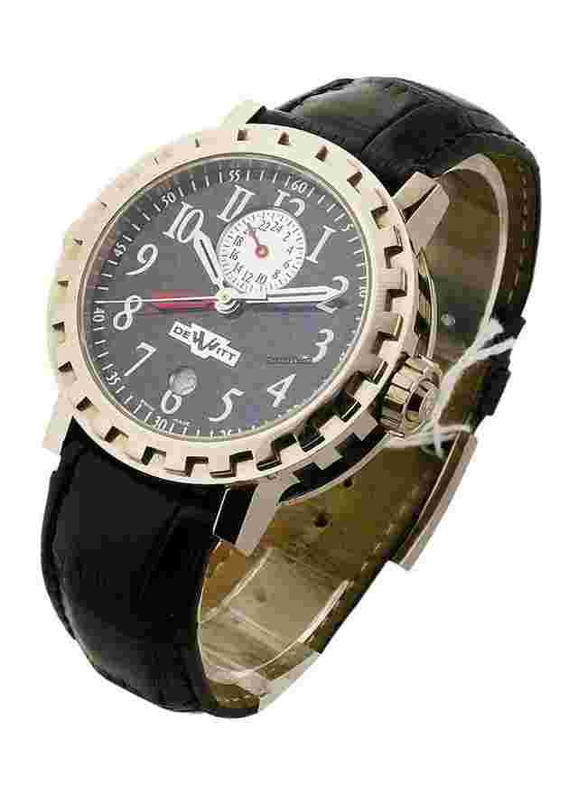 Dewitt Academia
                           
                                 Double Fusea - Dual Time White Gold on Strap - Limited to 99pcs