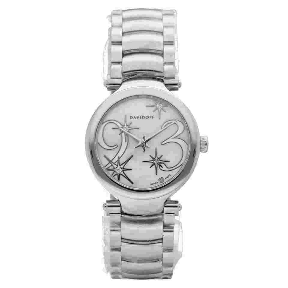 Davidoff
                           
                                 21156 Lady Mother of Pearl Stainless Steel 30mm Quartz Women's Watch