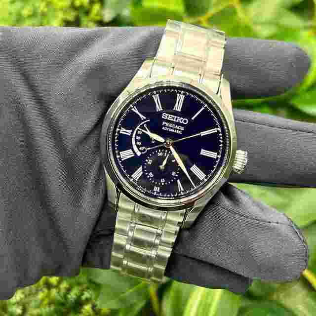 Seiko Presage
                           
                                 Luxe Stainless Steel Mens Watch SPB091