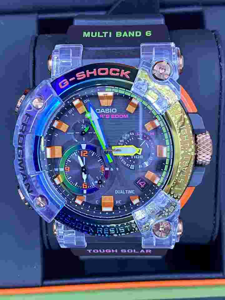 Casio G-Shock
Frogman GWF-A1000BRT-1A “Borneo Rainbow Toad”