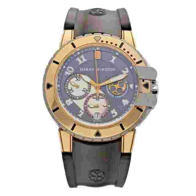 Harry Winston Project Z
                           
                                 410-MCA44RZCA Ocean Diver Project Z2 Chrono 18k Rubber Men's Watch