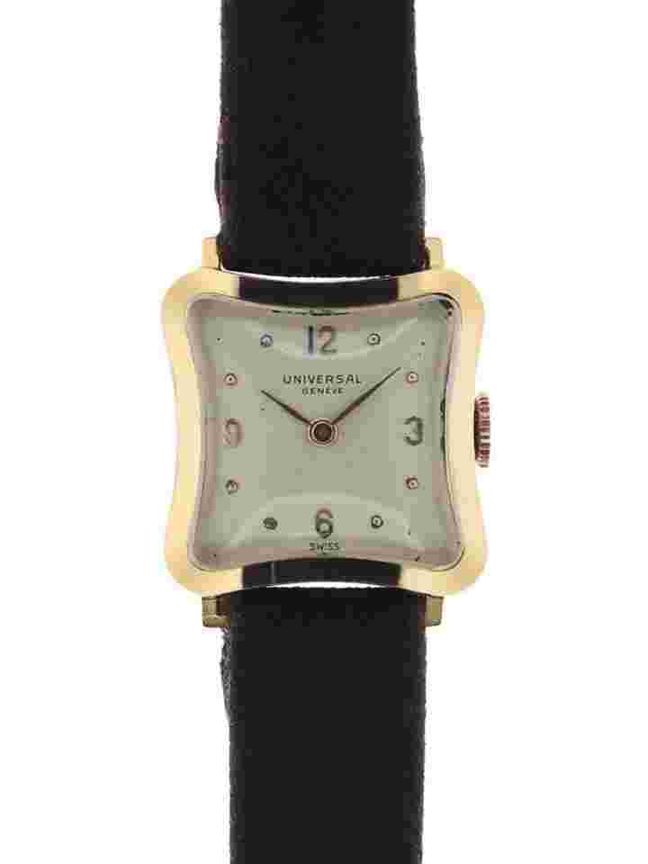 Universal NOS Cal. 216 18 k Rose Gold 1950s 