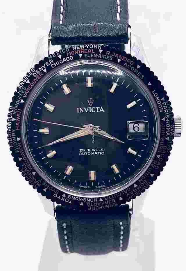 Invicta
                           
                                 NOS Vintage World Timer Automatic
