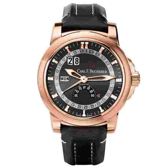 Carl F. Bucherer Patravi
                           
                                 EvoTec Calendar 18kt Rose Gold 00.10629.03.33.01