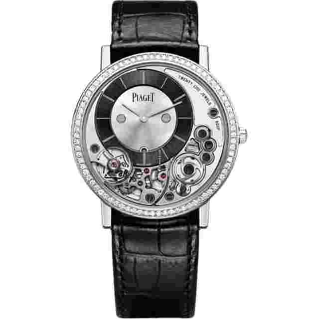 Piaget Altiplano
                           
                                 G0A39112 White Gold with Black Leather Watch 2018