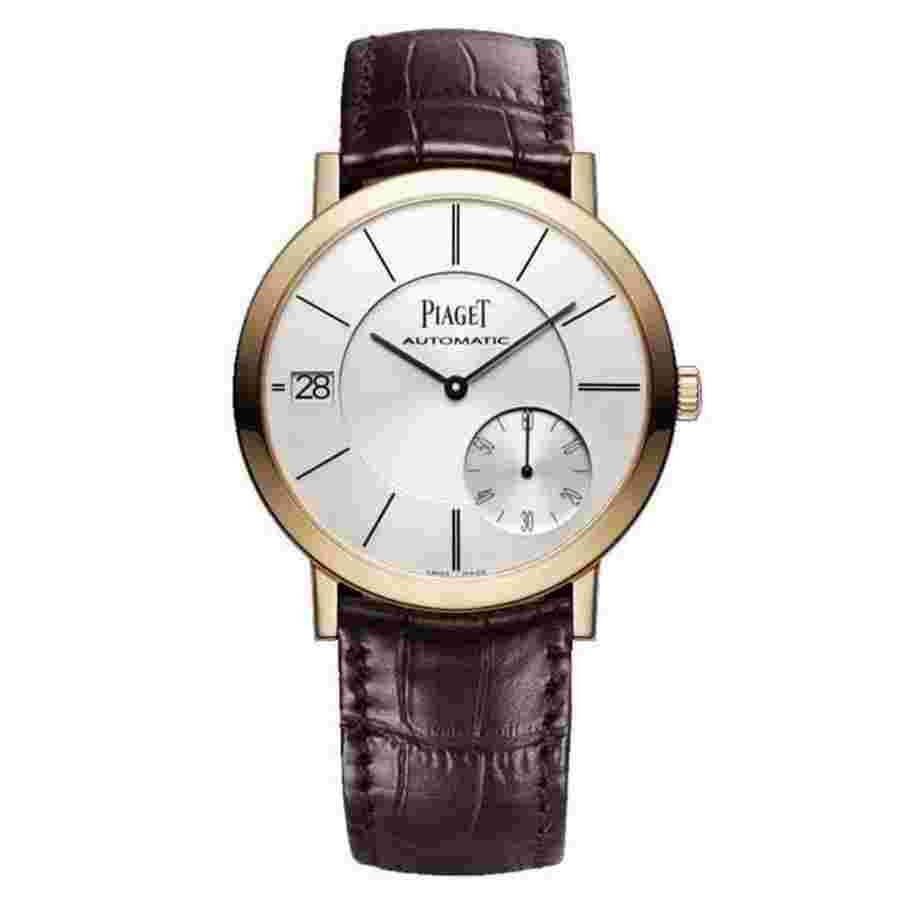 Piaget Altiplano
                           
                                 G0A38131 Rose Gold with Brown Leather Watch Silver Dial 2018