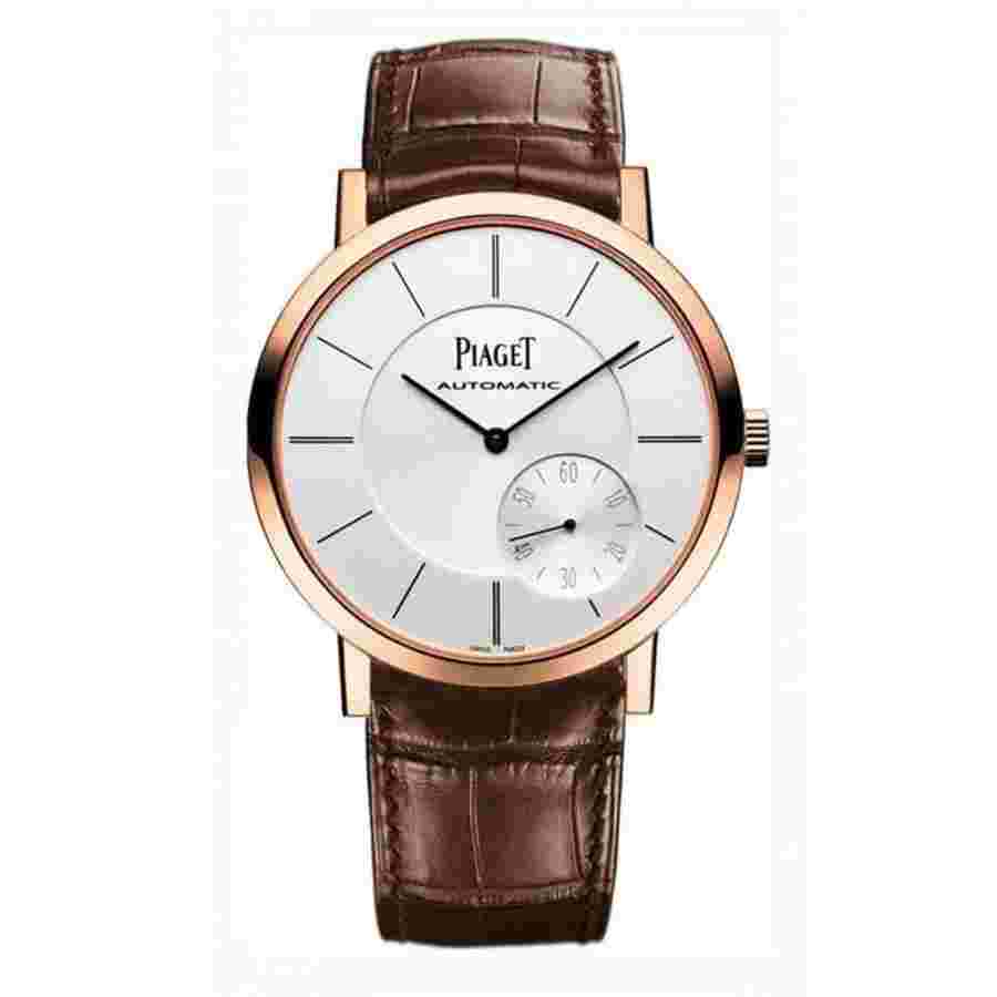Piaget Altiplano
                           
                                 43mm G0A35131 Rose Gold with Brown Leather Watch Silver Dial