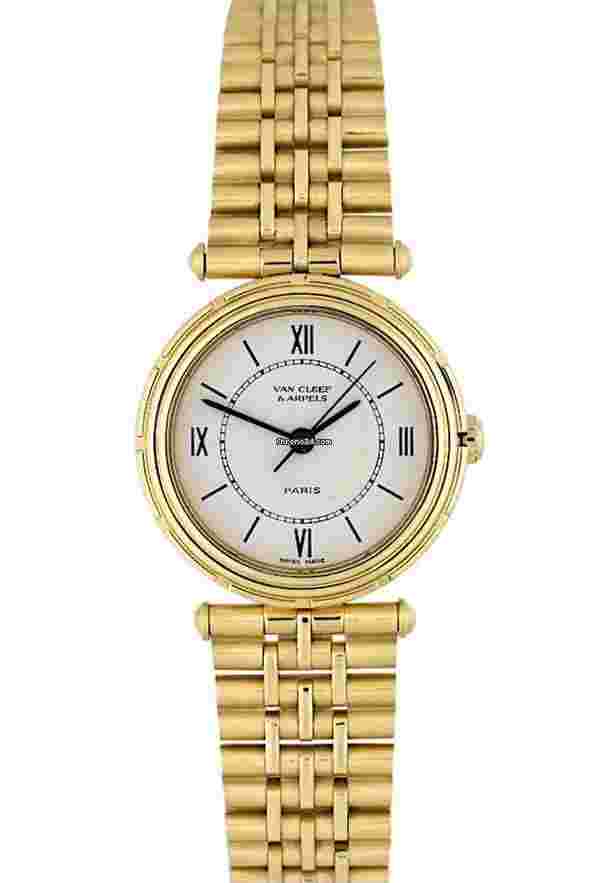 Van Cleef & Arpels
                           
                                 La Collection 18k Yellow Gold 25mm Quartz MINT