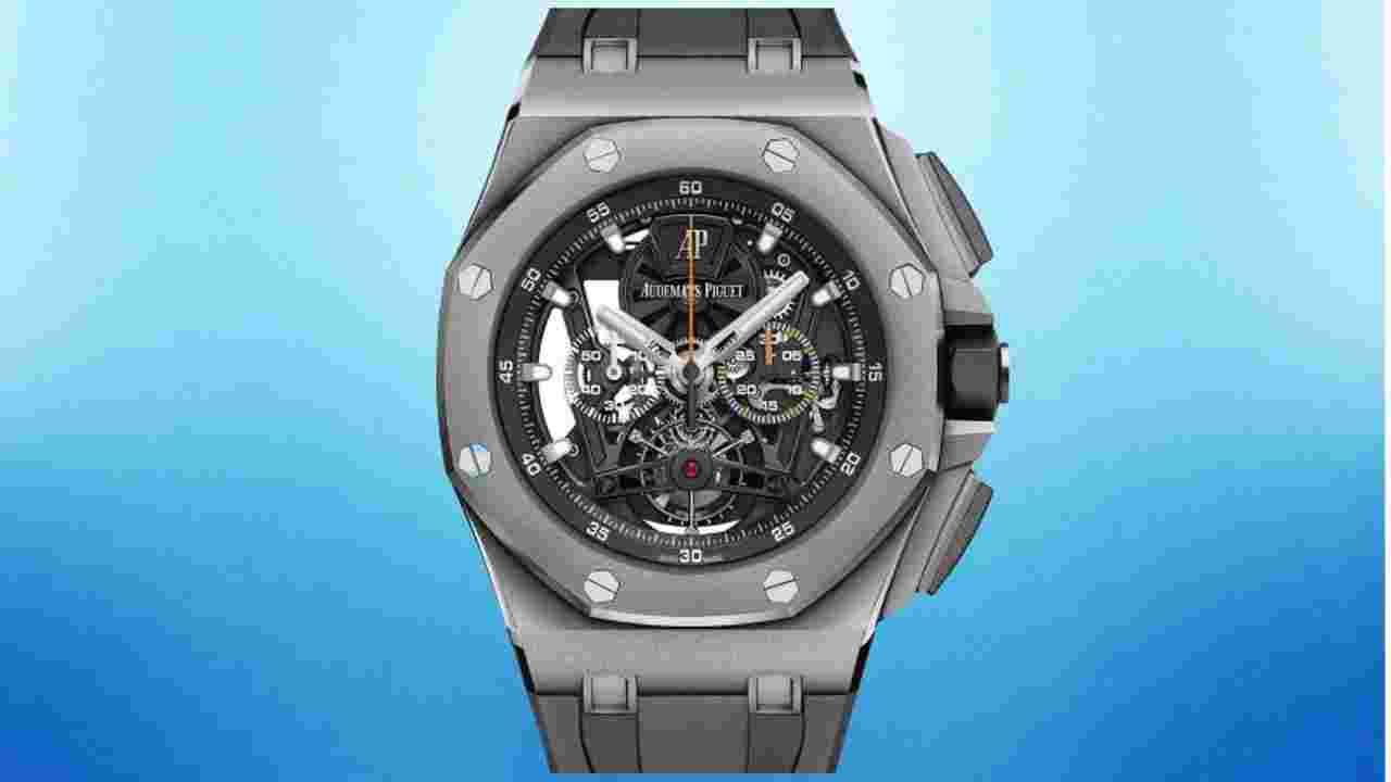 Audemars Piguet Royal Oak Offshore Tourbillon Chronograph
                           
                                 26407TI.GG.A002 Royal Oak Offshore Tourbillon Chronograph