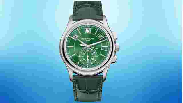 Patek Philippe Annual Calendar Chronograph
                           
                                 5905P-014 Platinum Limited Edition Green Annual Calendar