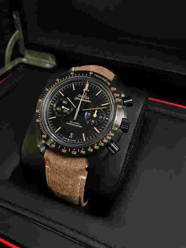 Omega Speedmaster
                           
                                 NEW 2024 Dark Side Of The Moon "Vintage Black" Speedmaster