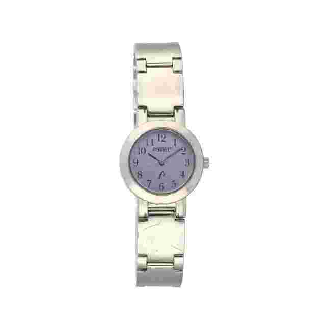 Fossil
                           
                                 ES-9001 Purple Dial Stainless Steel Quartz 30M Dress Women's Watch