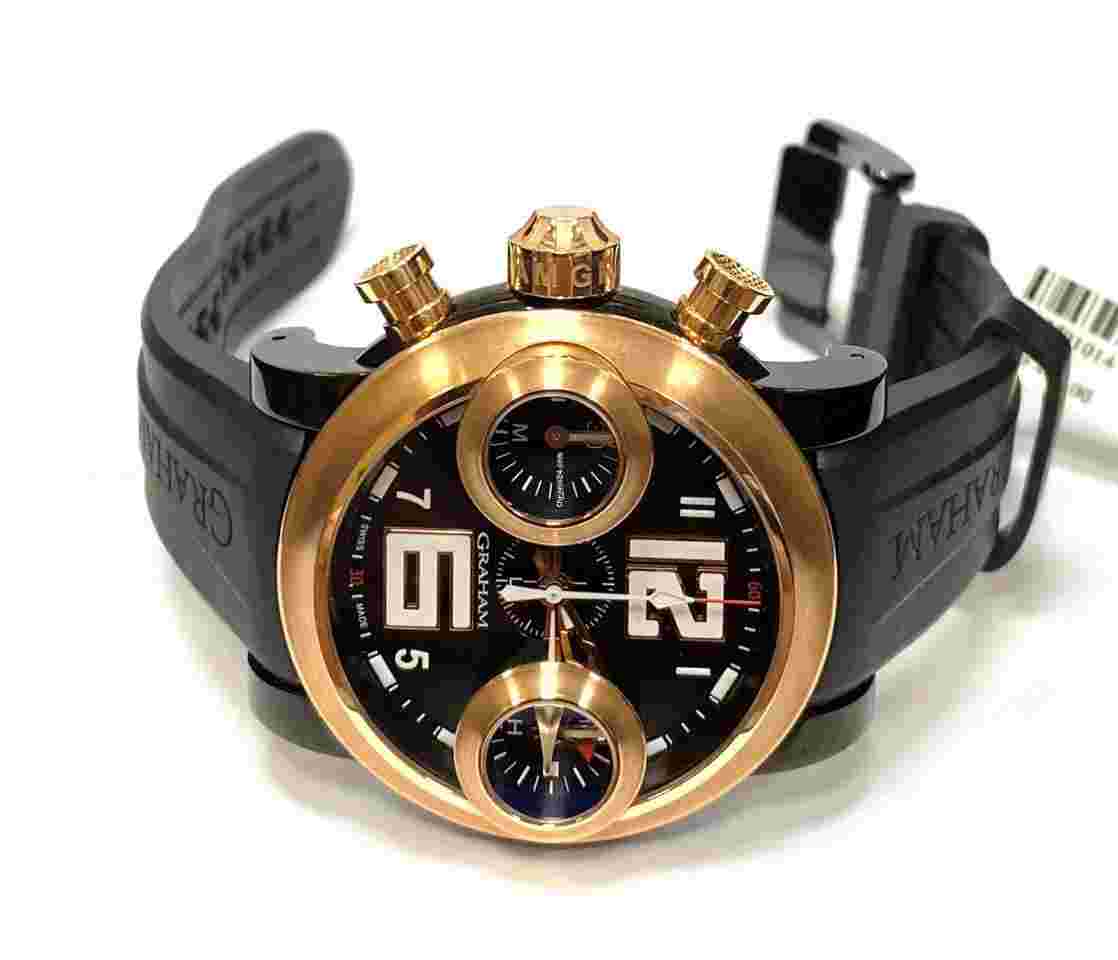 Graham Swordfish
                           
                                 PVD And Rose Gold Left handed 2SWASBL.B21A.K06B