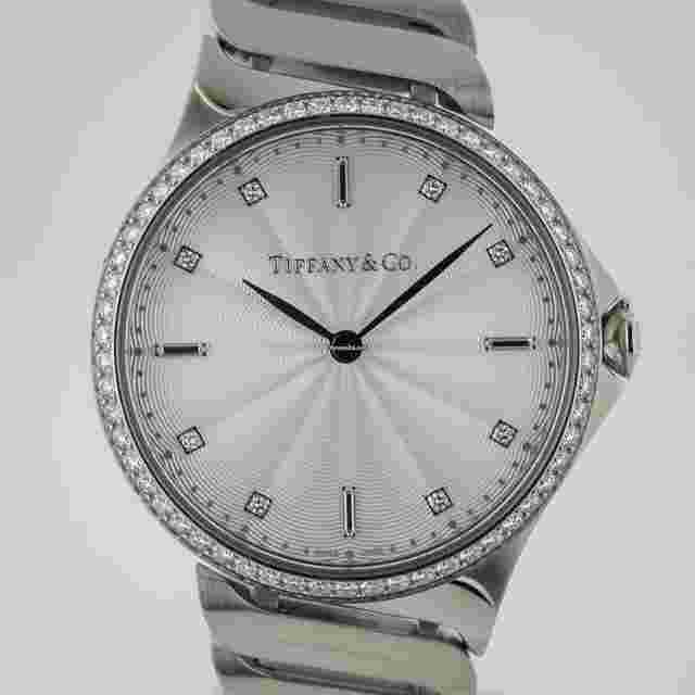 Tiffany
                           
                                 Metro 2-Hand 28mm Ref 60874875 Ladies St Steel Diamond Dial and Bezel 2020