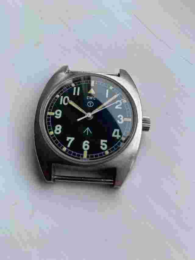 CWC British Military Watch 1979 split wind W10 CWC military watch