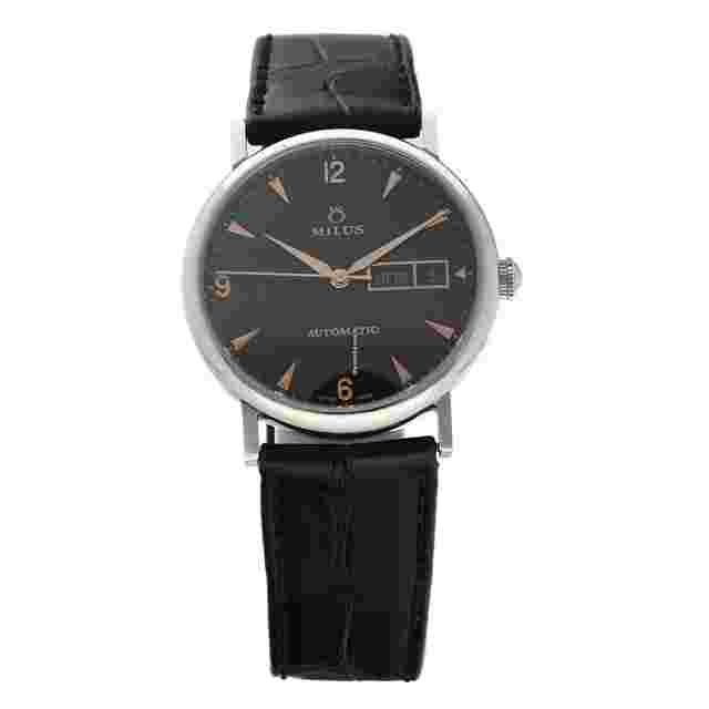 Milus
                           
                                 Xephios XEP001 Stainless Steel 36mm Leather Automatic Men's Watch