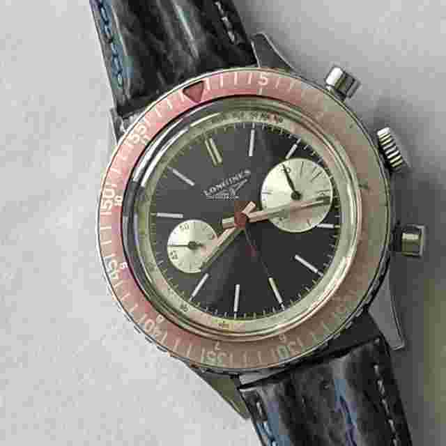Longines
                           
                                 Vintage Big Eye Skin Diver 7981-3 30CH Chronograph