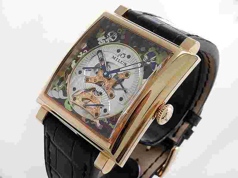 Milus Herios
                           
                                 Tri-retrograde HERT841 18k Rose Gold