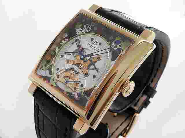Milus Herios Tri-retrograde HERT841 18k Rose Gold