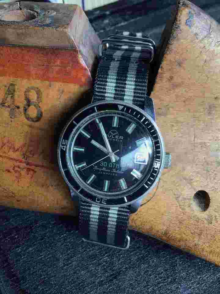 Buler Vintage Mechanical 60s Diver 