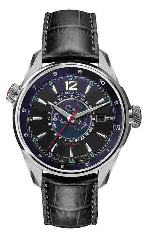 Poljot Sturmanskie Gagarin GMT Dual Time 24h-​Anzeige Automatik 2432-​4571790