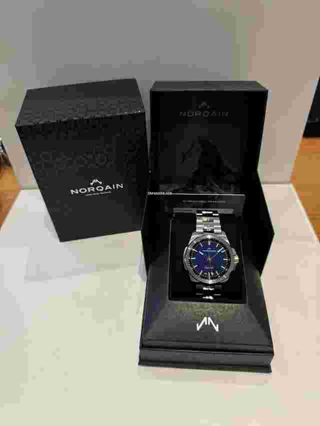 Norqain
                           
                                 Independence Limited Edition Chronometer Steel/Steel 42mm (Blue Dial)