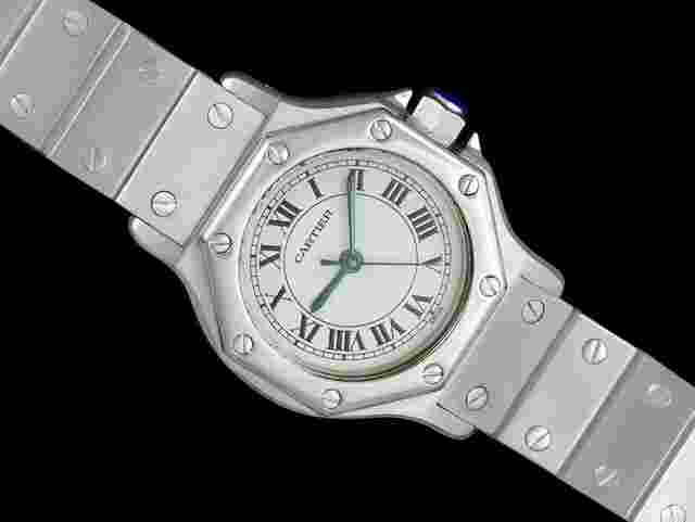 Cartier
                           
                                 Santos Octagon Ladies Watch Automatic - Stainless Steel