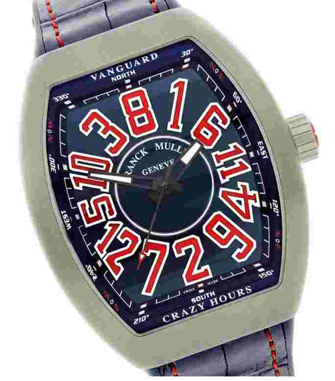 Franck Muller
American Crazy Hours Titanium Automatic V45CHTTBRAMRBL