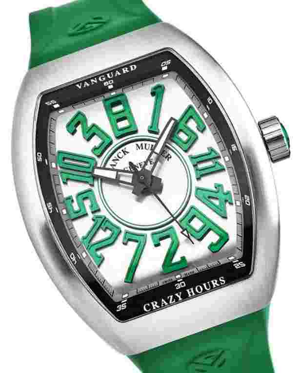 Franck Muller
Vanguard Crazy Hours Green Strap 45CHACBRGRRBR