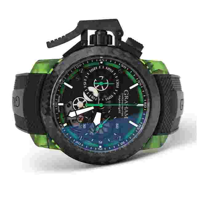Graham Chronofighter
                           
                                 Superlight Carbon Skeleton Green Hulk