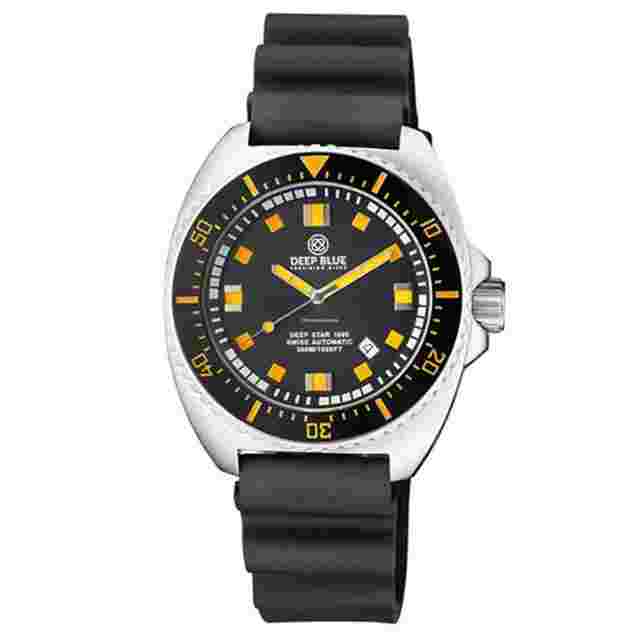 Deep Blue
                           
                                 Star 1000 Vintage 45mm SW200 Automatic Men's Diver Watch Orange