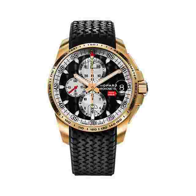 Chopard Mille Miglia
                           
                                 Black Dial 161268-5010 GT XL Chronograph 18 k Rose Gold With Black Rubber Men’s Watch 2024