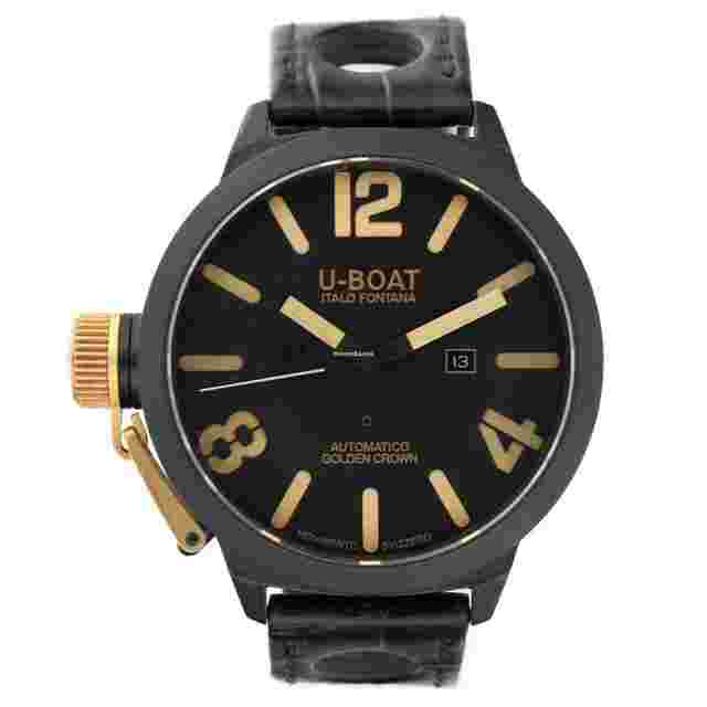 U-Boat Classico
                           
                                 135.1215 Black PVD 53mm Golden Crown Automatic Men's Watch