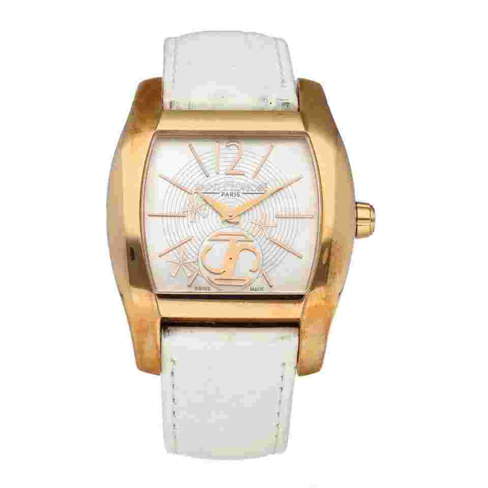 SAINT HONORE Saint Honoré Depose 723082.8-I08 Rose Gold Tonneau Leather Quartz Women's Watch