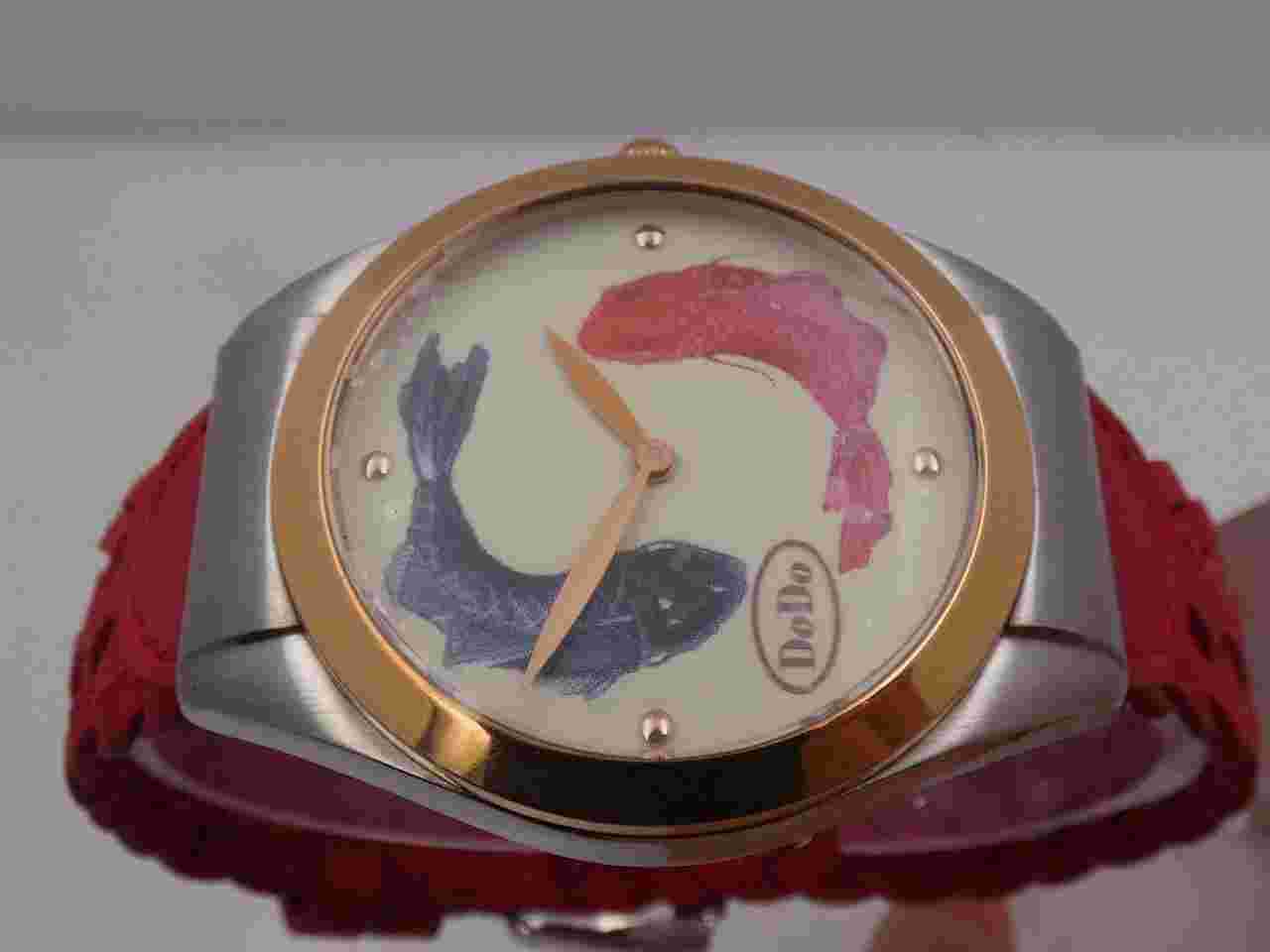 Dodo Pomellato Two Fish WAD6PE NEW WITH PAPERS Steel & PVD Rose Gold 