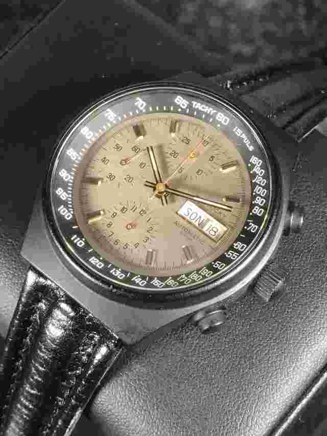 Heuer
                           
                                 Vintage Heuer Montreal Swiss Valjoux 7750 Automatic German PVD 1980’S Kentucky Dial